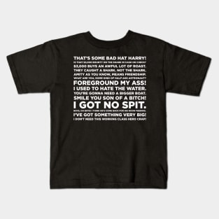 Jaws quotes Kids T-Shirt